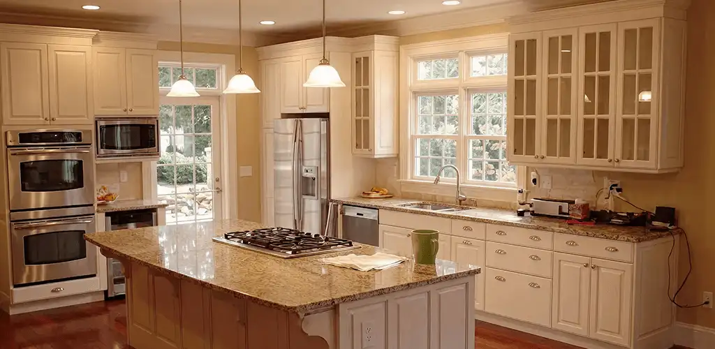 Custom cabinet door installation and kitchen upgrade in Syracuse, NY