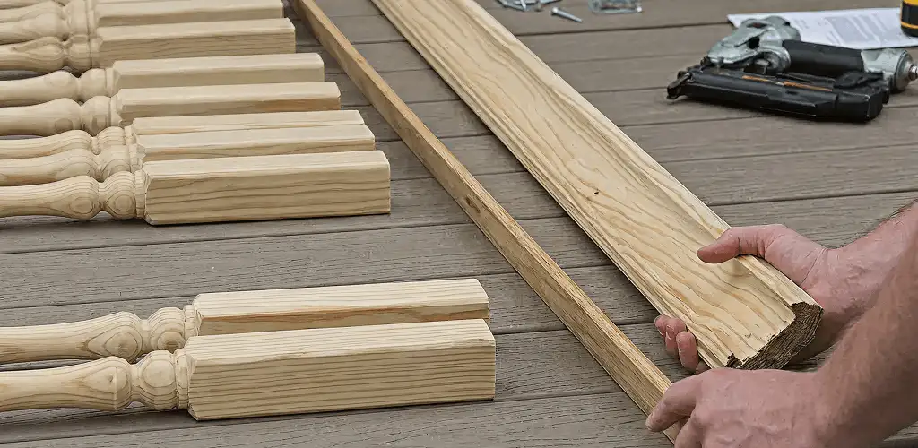 Handrail installation materials and wood components for stair rail work in Syracuse, NY